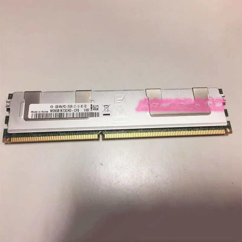 ۲ عدد رم سرور ۸ گیگابایتی M393B1K70BH1-CF8/Q4 2RX4 PC3-8500R 1066 REG برای سرورهای سامسونگ