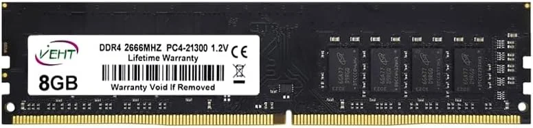 رم VEHT DDR4 با ظرفیت 8 گیگابایت 16 گیگابایت PC4 2400Mһz 2666Mһz ECC REG برای سرور، حافظه 16 گیگابایت 8 گیگابایت رم ddr4 (DDR4 16GB 2666Mһz)