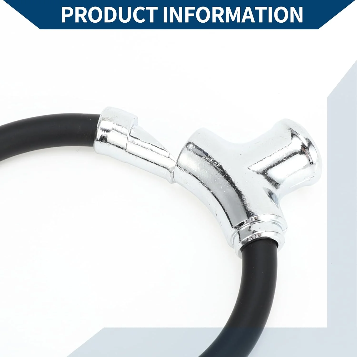 قفل دوچرخه / قفل کابل حلقه ای قابل حمل ضد سرقت برای دوچرخه کوهستان و جاده / قفل حلقه ای کوچک قابل انباشت فولاد آلیاژ روی 42 سانتی متر / 1 عدد مشکی