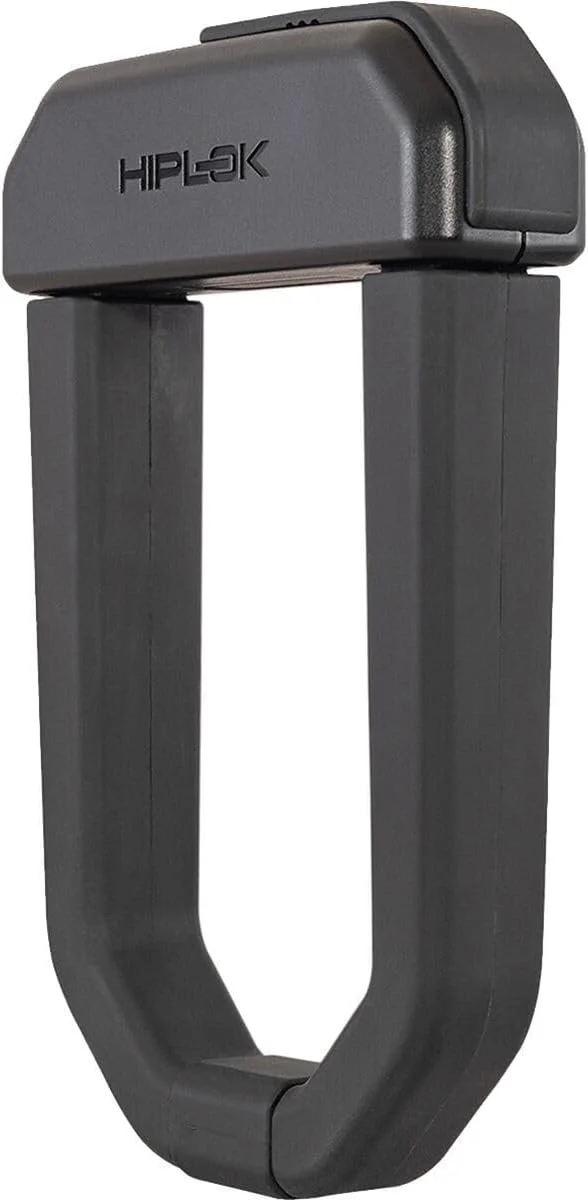 قفل U شکل Hiplok D1000 مشکی، ابعاد ناحیه قفل شونده 15.5 سانتی متر در 9.2 سانتی متر