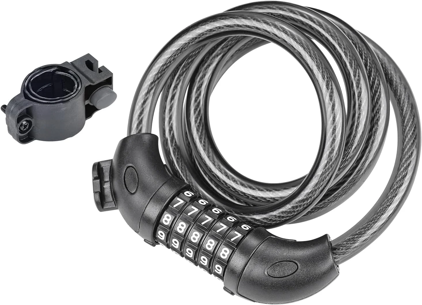 قفل دوچرخه ضد سرقت GRIFEMA GA1203-12، مشکی/سفید قفل دوچرخه ضد سرقت GRIFEMA GA1203-12، مشکی/سفید