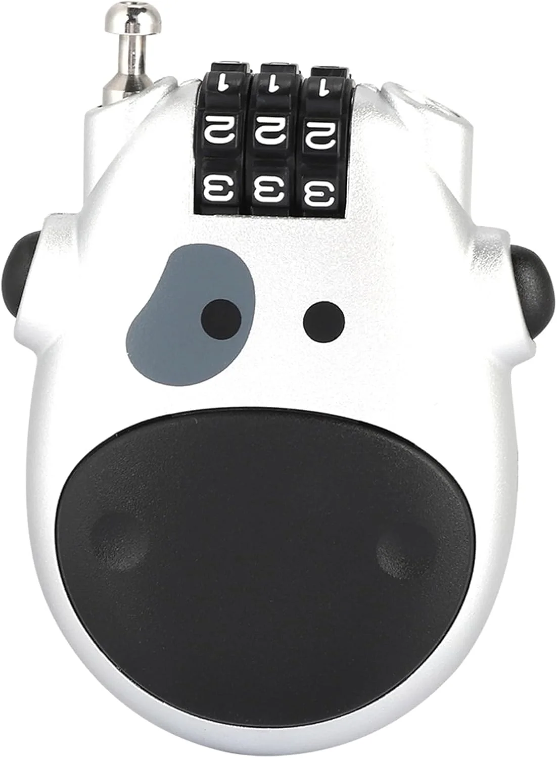 قفل کابلی جمعشونده کوچک و زیبا، قفل سیمی جمعشونده قابل تنظیم، قفل کابلی مسافرتی برای قفل کردن دوچرخه، چمدان، کلاه ایمنی، کوله پشتی، کابل 90 سانتیمتری، 7.1x5.3x1.5 سانتیمتر قفل کابلی جمعشونده کوچک و زیبا، قفل سیمی جمعشونده قابل تنظیم، قفل کابلی مسافرتی برای قفل کردن دوچرخه، چمدان، کلاه ایمنی، کوله پشتی، کابل 90 سانتیمتری، 7.1x5.3x1.5 سانتیمتر