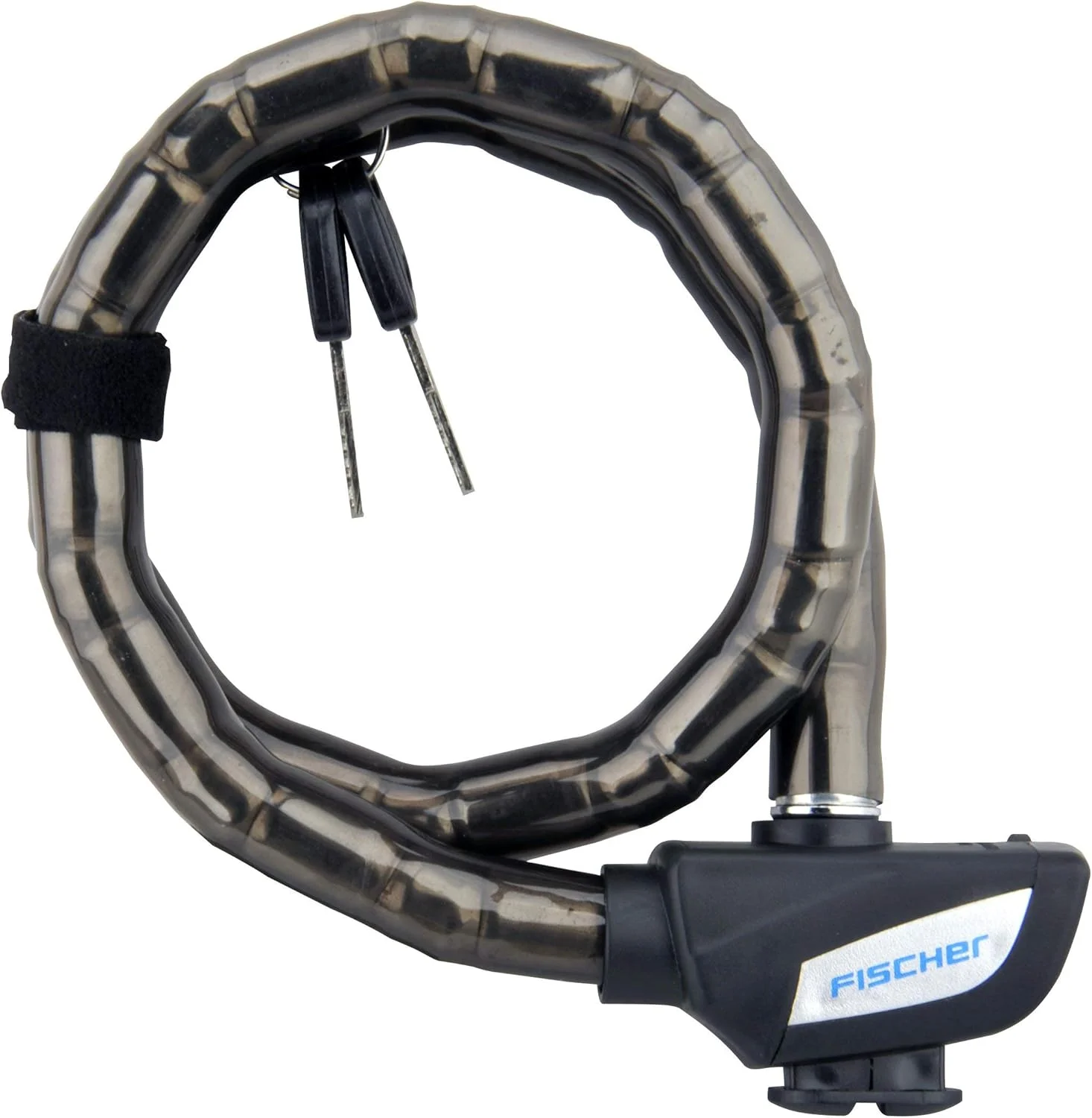 قفل کابلی فیشر، طول 70 سانتی متر، قطر 18 میلی متر، مشکی 70