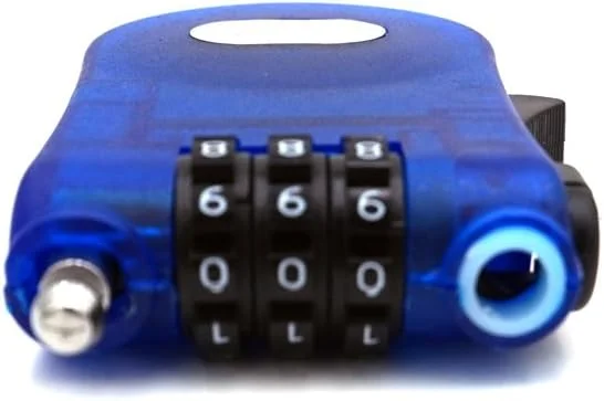 قفل کابلی جمع شونده 90 سانتی متری کریستو (آبی)