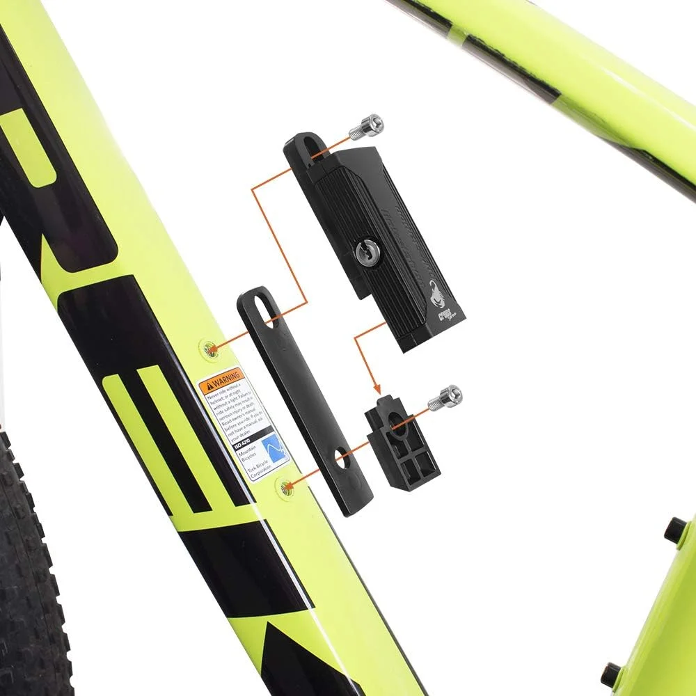 قفل دوچرخه BV، پایه استوانه ای قفل دوبل، کابل 10x70 سانتی متری، قفل کابلی فنری ضد سرقت برای دوچرخه