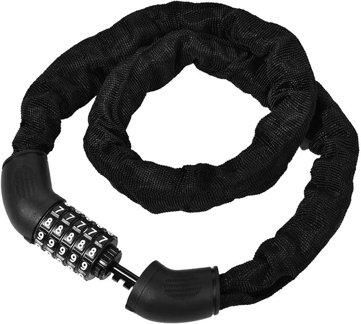 قفل دوچرخه با امنیت بالا 110 سانتی متر در 6 میلی متر قفل ترکیبی دوچرخه قفل زنجیری دوچرخه قفل دوچرخه با کد ترکیبی 5 رقمی برای دوچرخه برقی قفل موتور سیکلت قفل دوچرخه