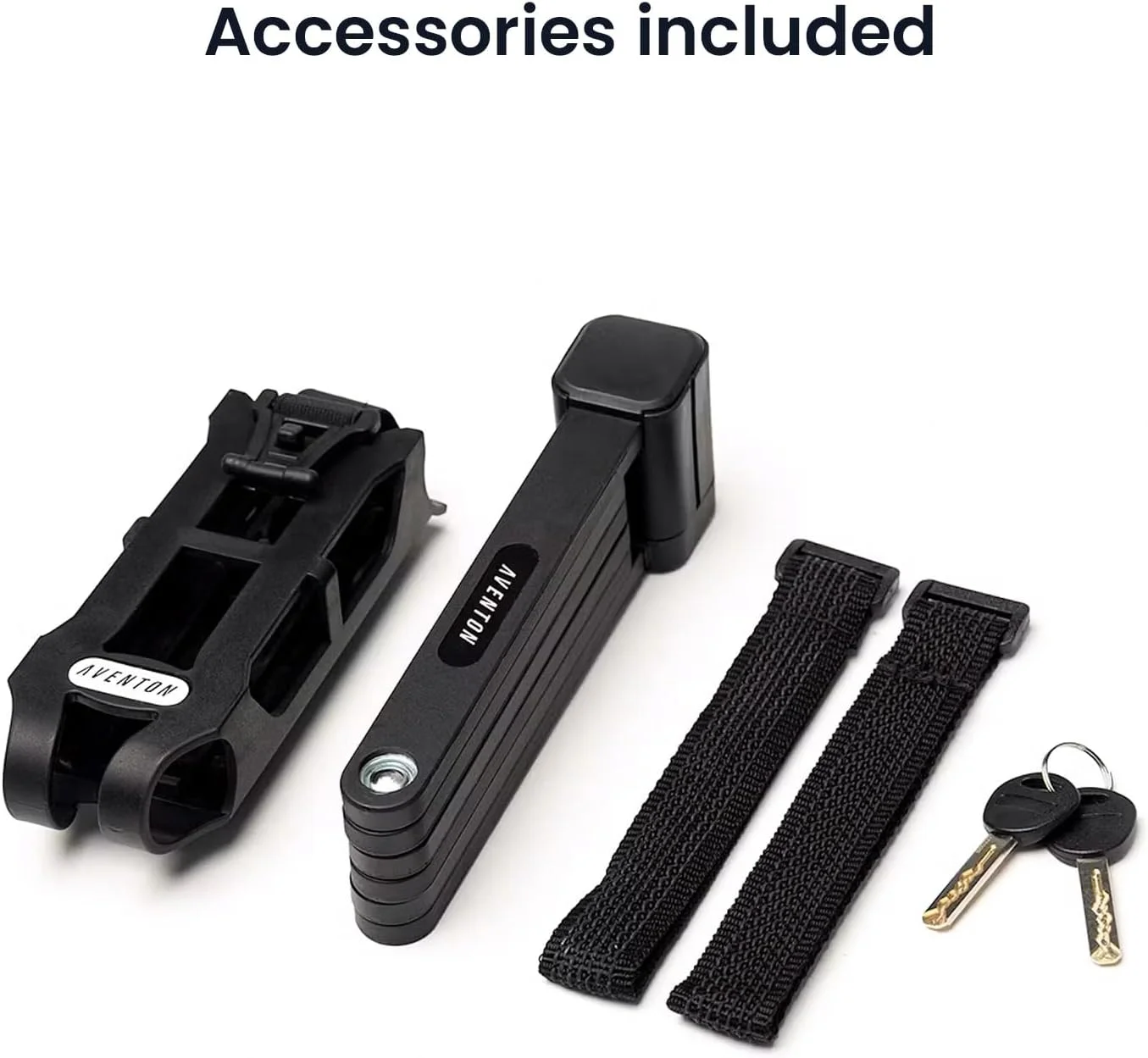 قفل تاشو، قفل دوچرخه فوق سنگین ضد سرقت با میله های فولادی ضخیم 8.5 میلی متری، قفل دوچرخه با کلید برای دوچرخه های برقی و دوچرخه های سنگین