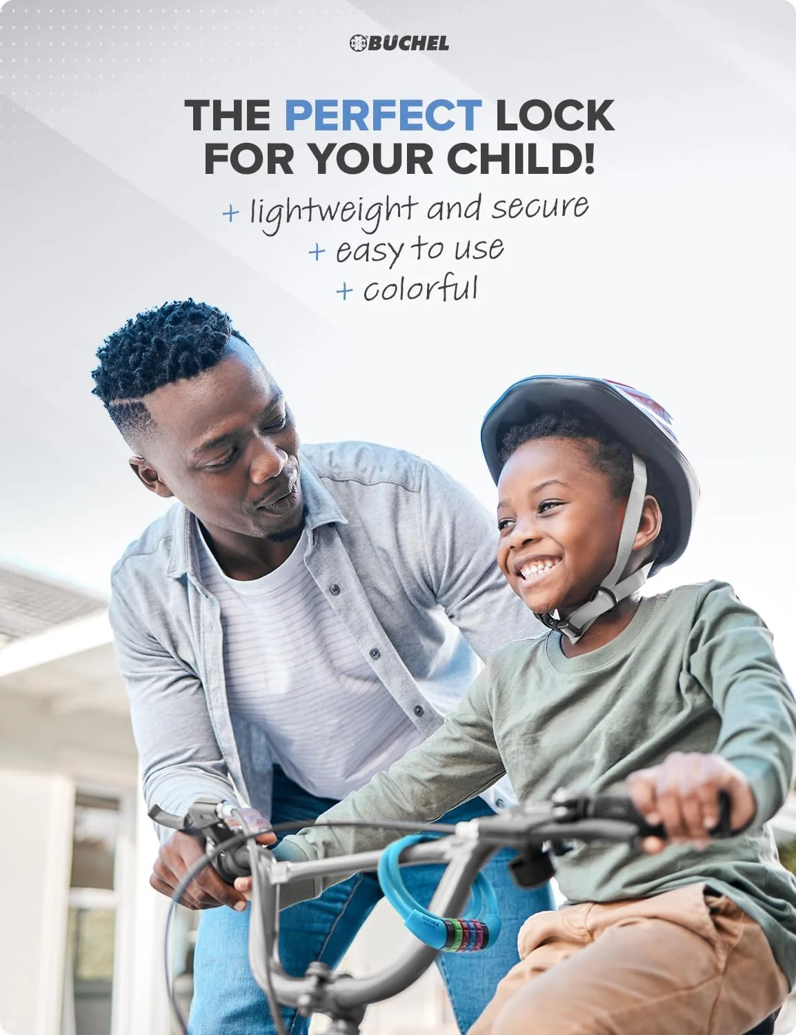 قفل رمزی 4 رقمی دوچرخه بوچل سکورا، بنفش