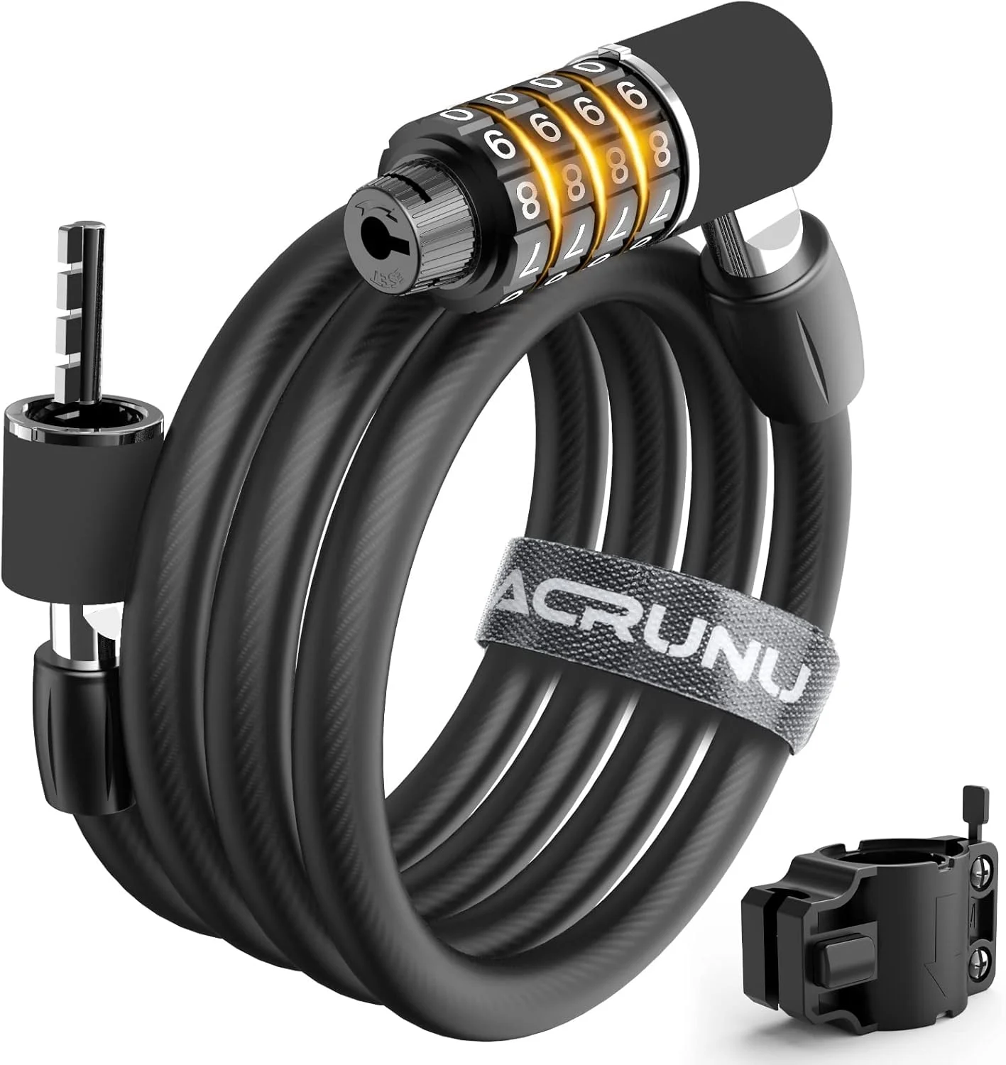 قفل کابلی دوچرخه، قفل دوچرخه با امنیت بالا با رمز 4 رقمی قابل تنظیم، قفل ضد سرقت کابلی سیم فولادی، قفل بلند دوچرخه برای اسکوتر، دوچرخه برقی، کالسکه و غیره (120 سانتی متر) قفل کابلی دوچرخه، قفل دوچرخه با امنیت بالا با رمز 4 رقمی قابل تنظیم، قفل ضد سرقت کابلی سیم فولادی، قفل بلند دوچرخه برای اسکوتر، دوچرخه برقی، کالسکه و غیره (120 سانتی متر)