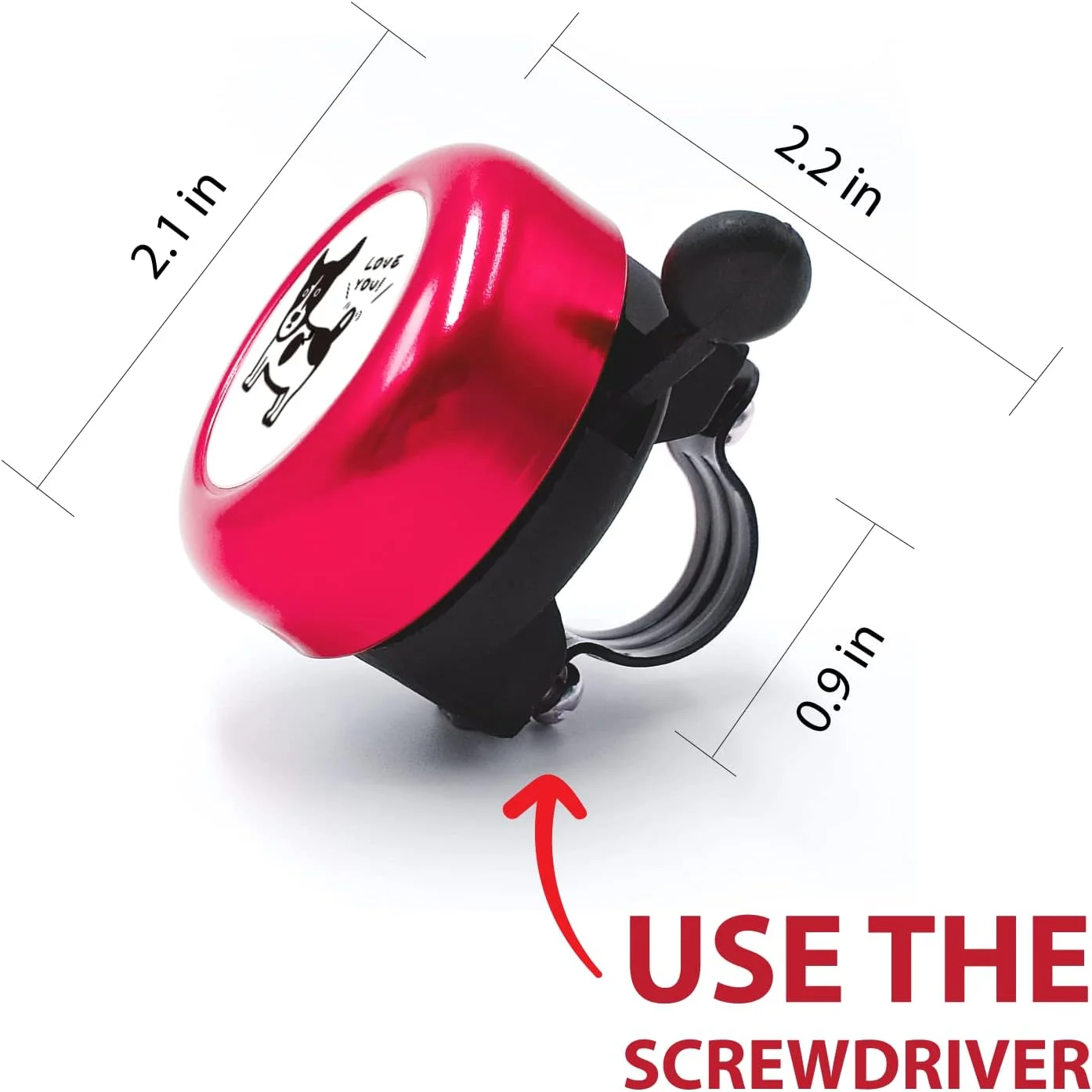 زنگ دوچرخه ONIPAX با صدای بلند، طرح حیوانات دوست داشتنی، کارتونی و زیبا، مناسب دوچرخه/کودک/اسکوتر