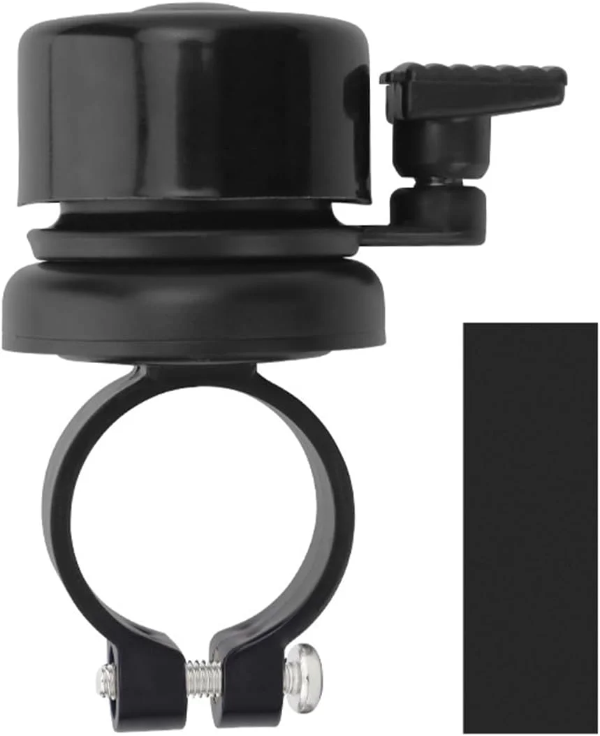 زنگ دوچرخه با محفظه نصب تگ، زنگ ضد سرقت ایمن دوچرخه مناسب برای فرمان دوچرخه 22.5-27 میلی متر برای دوچرخه های کوهستانی و جاده ای