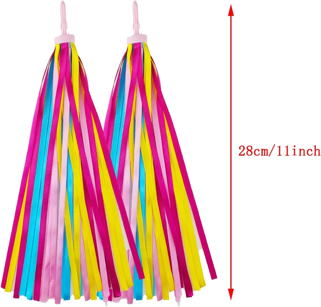 یک جفت تزیینات دسته دوچرخه و اسکوتر، یک عدد زنگ دوچرخه و یک جفت دستگیره دوچرخه