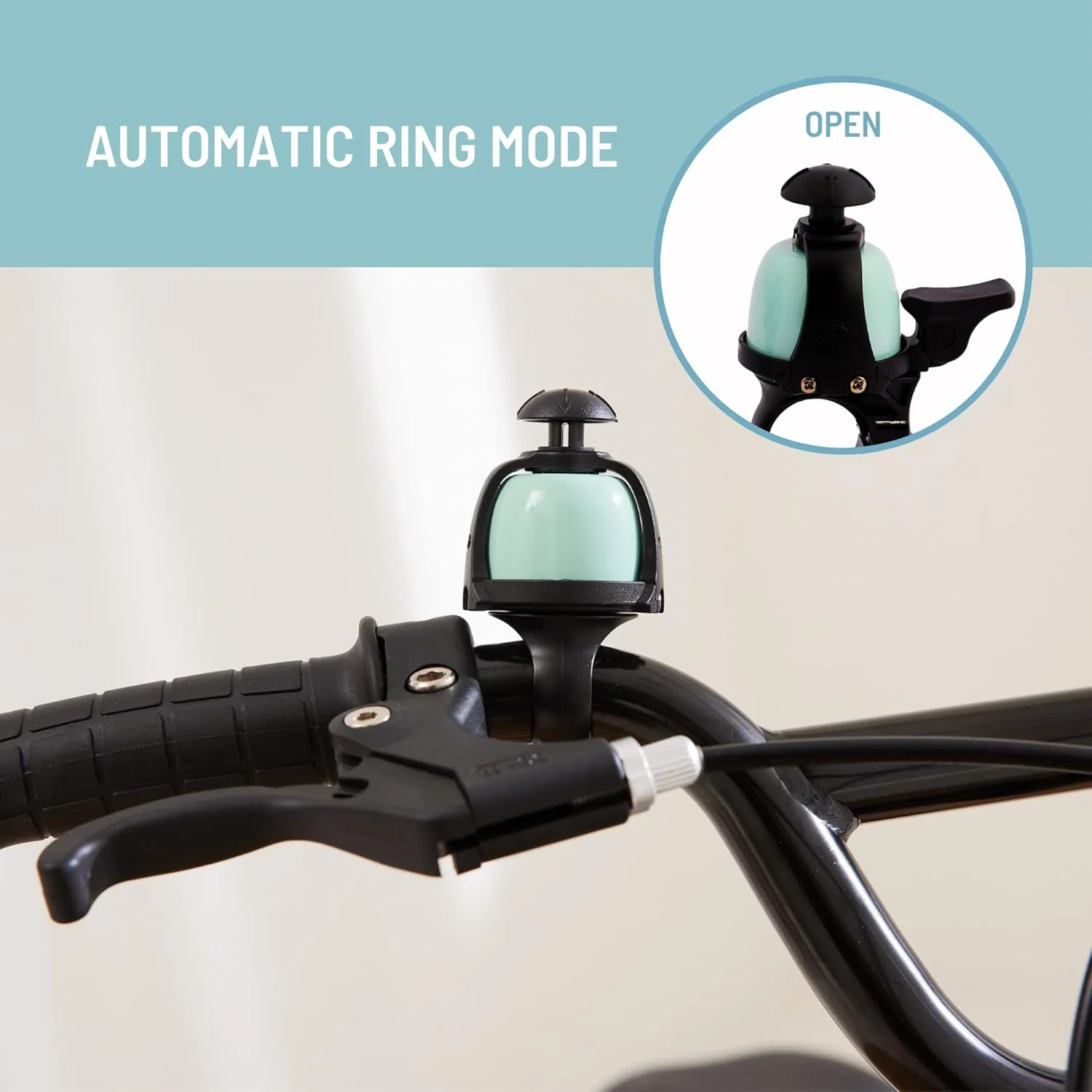 زنگ دوچرخه N+1 Macaron - زنگ دوچرخه برنجی کلاسیک با حالت زنگوله ای برای دوچرخه های جاده، کوهستان و دوچرخه های کودکان