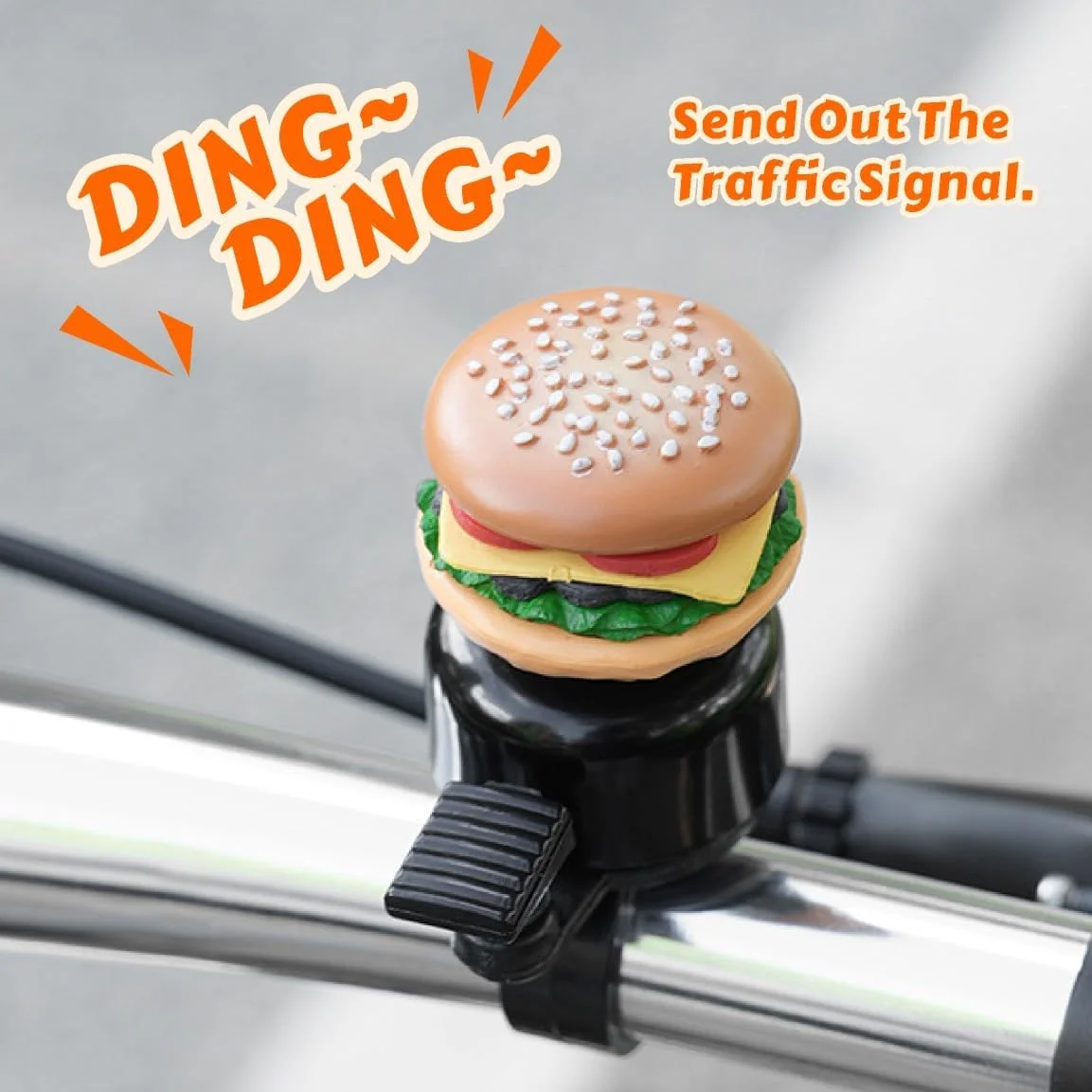 زنگ دوچرخه کودکانه، زنگ دوچرخه طرح غذا، زنگ دوچرخه، دوچرخه سواری زیبا برای کودکان نوپا دختران پسر، زنگ دوچرخه برای دختران، بوق دوچرخه، زنگ دوچرخه کودک نوپا، مناسب برای دوچرخه تعادلی و اسکوتر