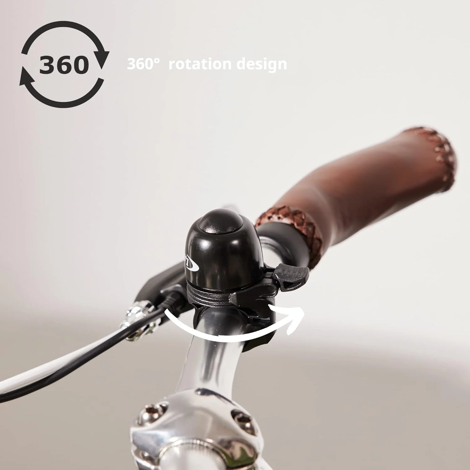 زنگ دوچرخه برنجی N+1 Macaron - زنگ کلاسیک دوچرخه با صدای دوگانه برای دوچرخه های کودکان، دوچرخه های جاده ای و کوهستانی