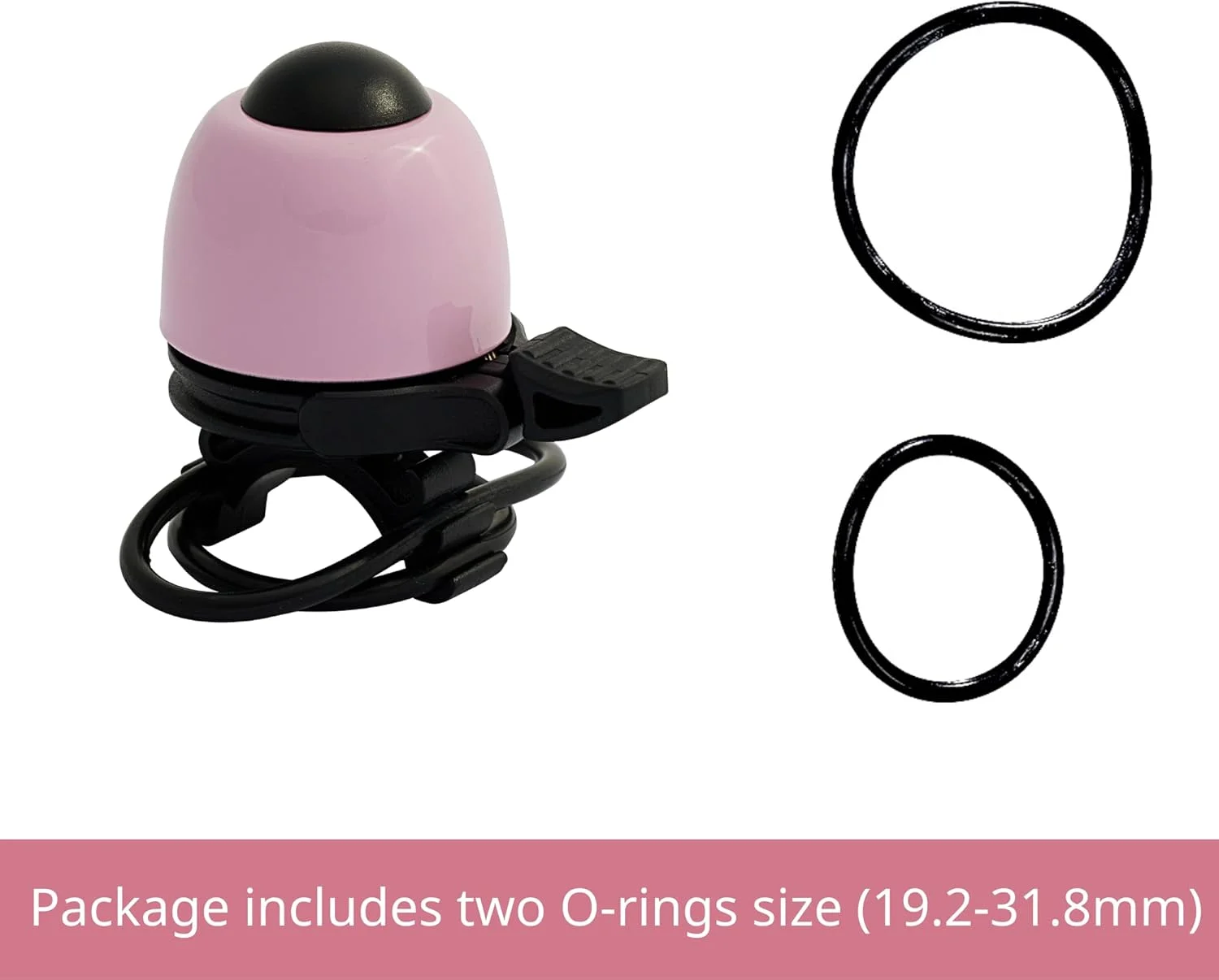 زنگ دوچرخه برنجی ماکارون N+1 - زنگ دوچرخه کلاسیک با صدای زنگ دوتایی برای دوچرخه های کودکان، دوچرخه های جاده ای، دوچرخه های کوهستانی، مناسب برای فرمان های 19.2-31.8 میلی متر