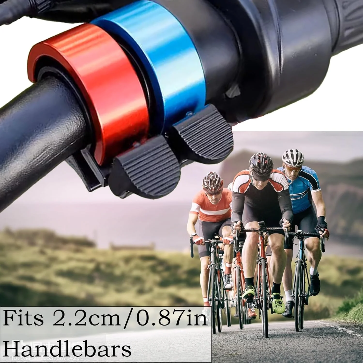 زنگ دوچرخه مناسب برای دسته دوچرخه 2.2 سانتی متر، زنگ کوچک دوچرخه برای کودکان و بزرگسالان، زنگ دوچرخه 90db با صدای بلند و واضح، زنگ دوچرخه آلیاژی مقاوم در برابر آب برای دوچرخه های جاده، کوهستان و اسکوتر