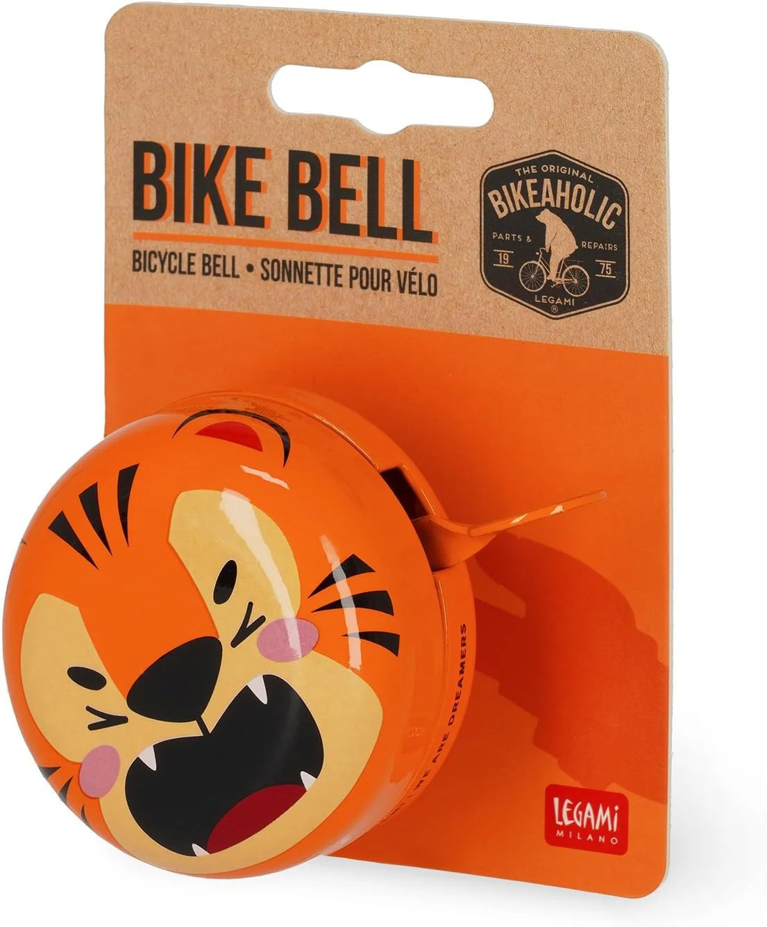 زنگ دوچرخه لگامی - طرح ببر