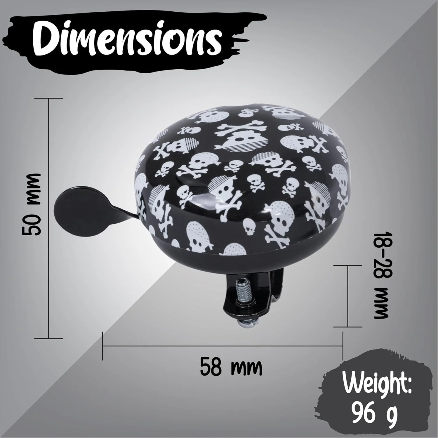 زنگ دوچرخه کودکانه کیدیموتو (طرح پرچم بریتانیا)