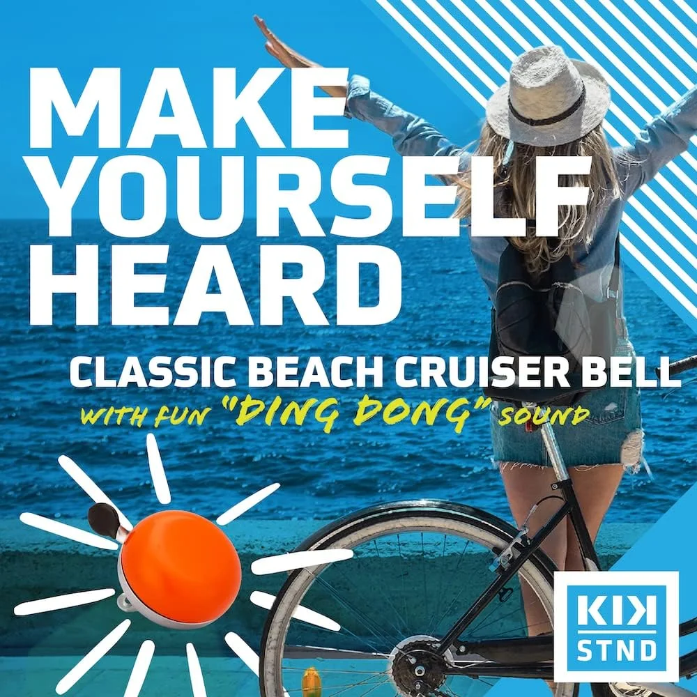 زنگ دوچرخه کلاسیک ساحلی - گزینه های رنگی متنوع