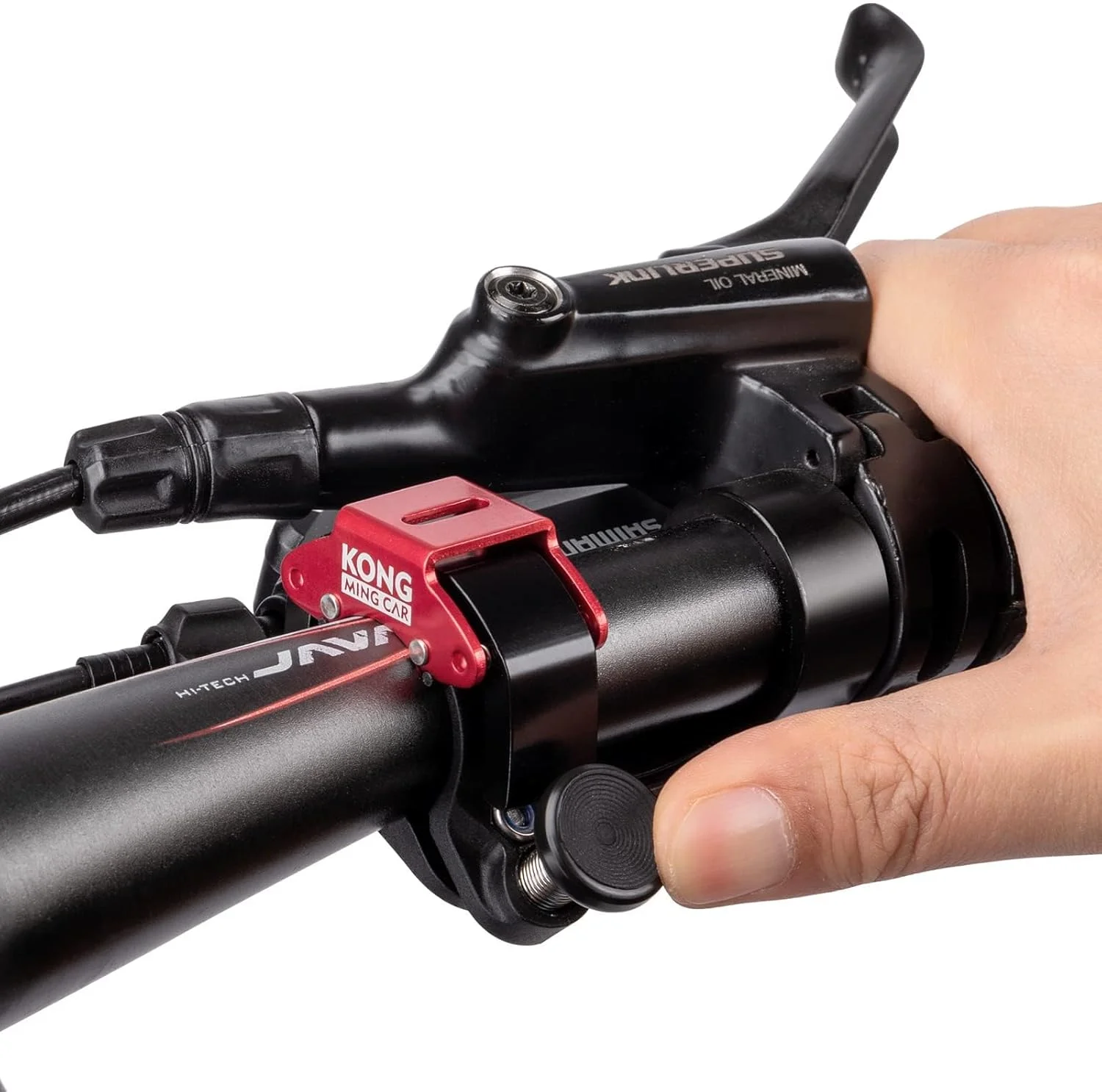 زنگ دوچرخه KONG MING CAR - زنگ آلومینیومی دوچرخه برای فرمان (22mm-24 mm) - صدای واضح و بلند برای دوچرخه های بزرگسالان یا کودکان