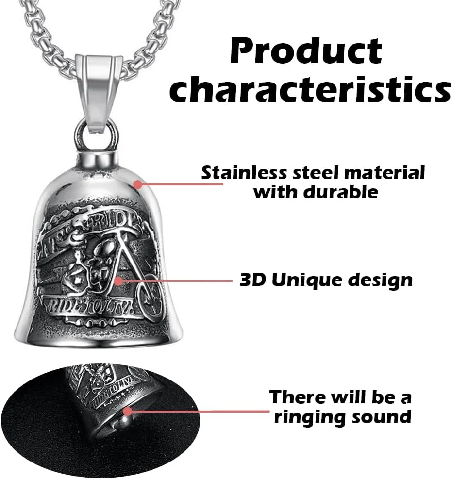 زنگ موتورسیکلت فرشته نگهبان خوش شانسی برای رانندگی ایمن