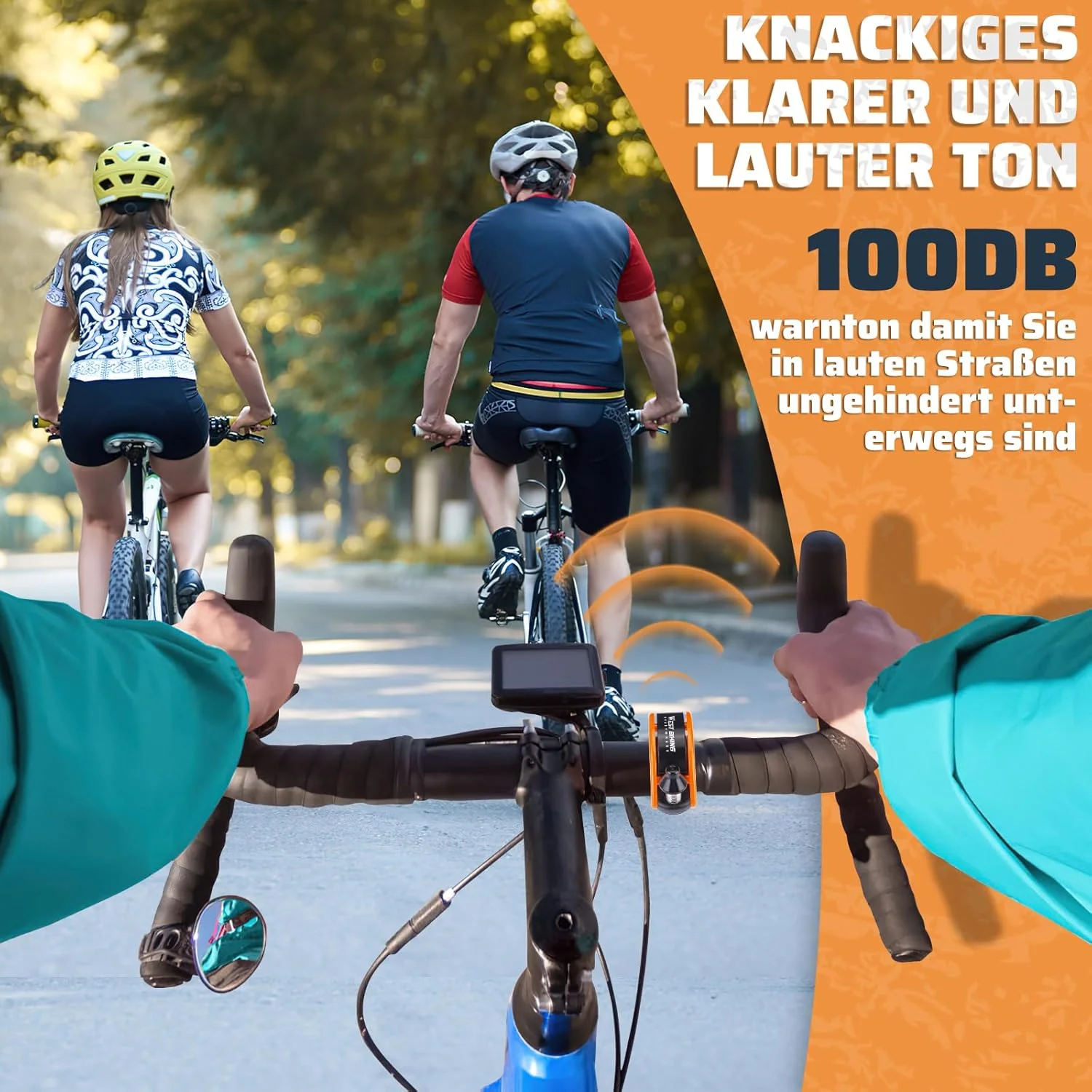 زنگ دوچرخه ICOCOPRO - زنگ دوچرخه 100DB با صدای بلند و واضح - زنگ دوچرخه بزرگسالان و کودکان برای دسته دوچرخه 22.2 میلی متری - زنگ دوچرخه برای دوچرخه های جاده ای، کوهستانی و اسکوتر
