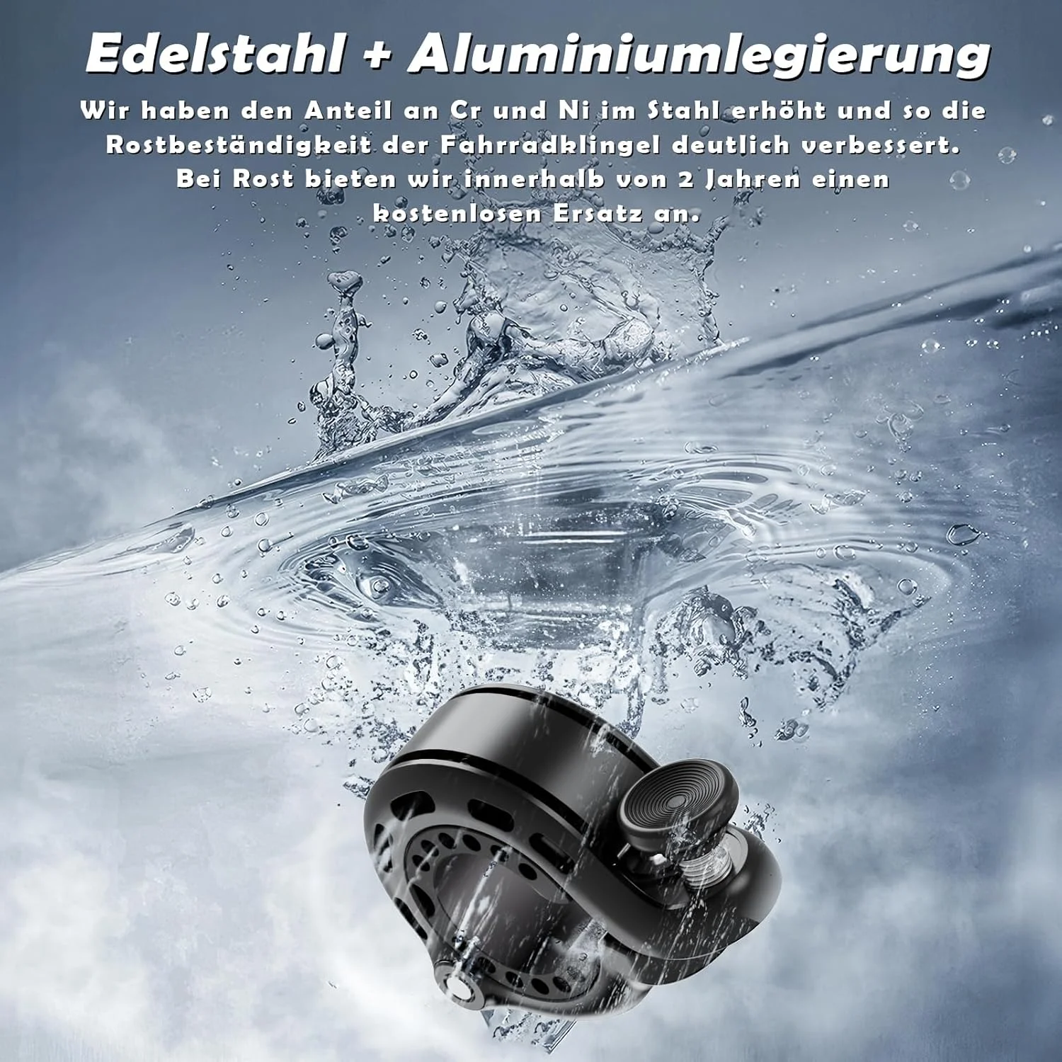 زنگ دوچرخه GIACOMO، آلیاژ آلومینیوم 110 دسی بل، زنگ مینی بلند، بوق دوچرخه ارتقا یافته، مشکی، کوچک (22-31.8 میلی متر)، نصب روی فرمان، سبک کلاسیک