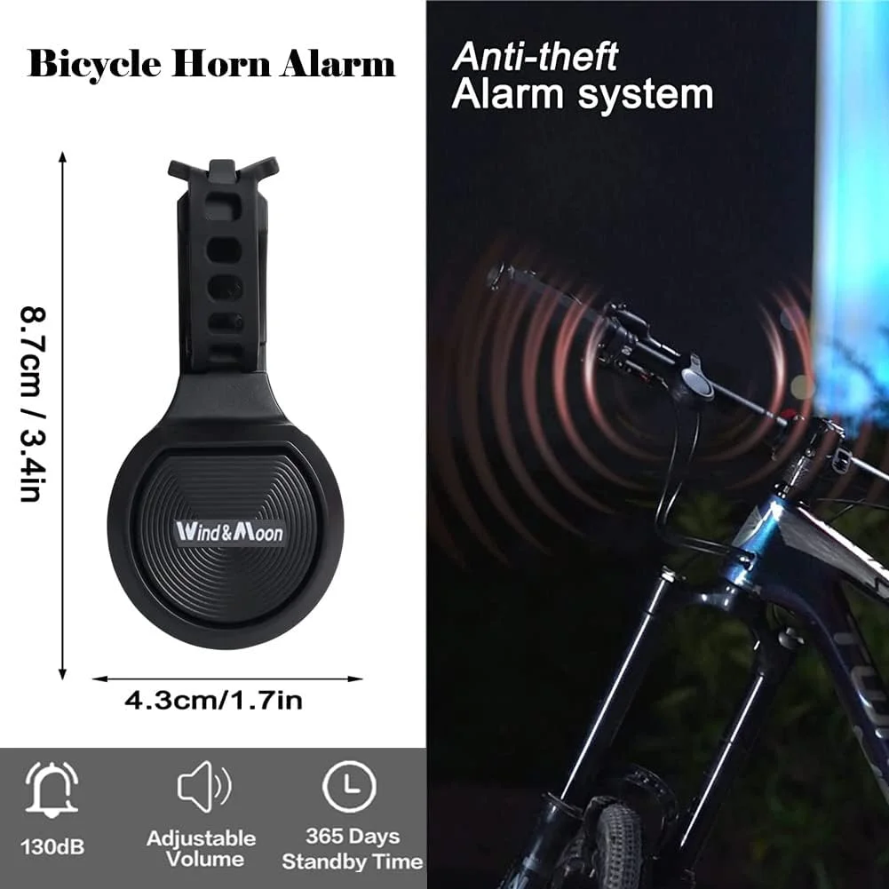 بوق برقی دوچرخه - بوق دوچرخه قابل تنظیم 80-130dB با دزدگیر ضد سرقت و درجه ضد آب IPX6، زنگ برقی دوچرخه قابل شارژ USB برای دوچرخه کوهستانی و جاده بوق برقی دوچرخه - بوق دوچرخه قابل تنظیم 80-130dB با دزدگیر ضد سرقت و درجه ضد آب IPX6، زنگ برقی دوچرخه قابل شارژ USB برای دوچرخه کوهستانی و جاده