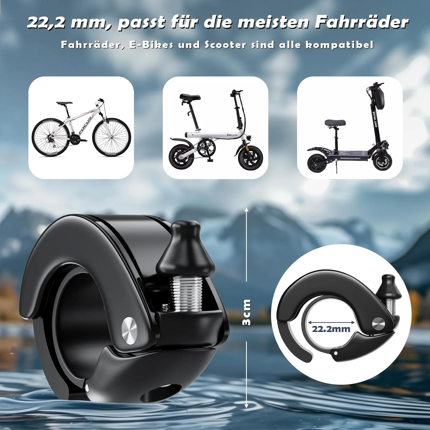 زنگ دوچرخه GIACOMO Y6 زنگ دوچرخه GIACOMO Y6