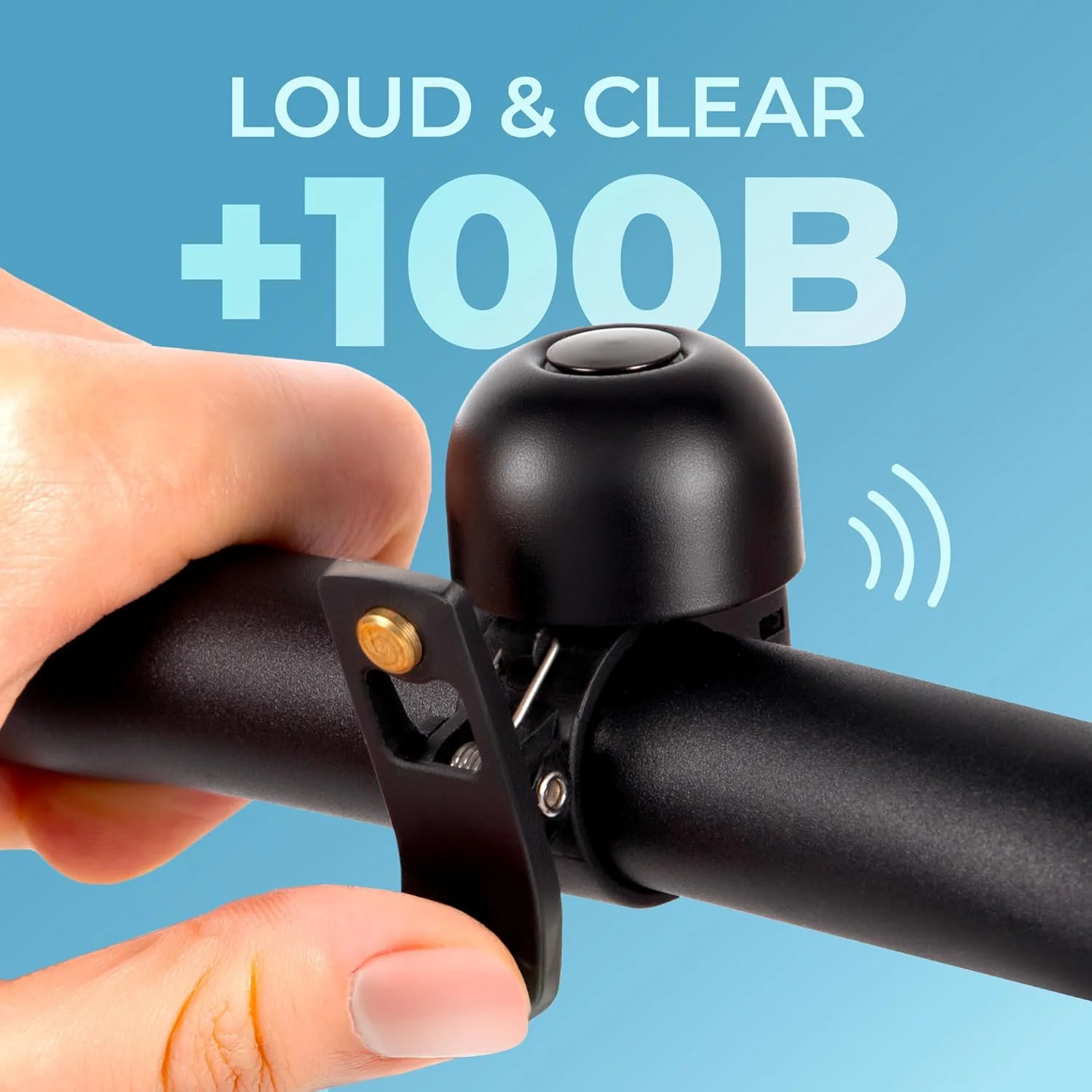 زنگ دوچرخه Cycle Torch Loudr برای فرمان - فوق العاده بلند تا 103 دسی بل، عالی برای بزرگسالان و کودکان