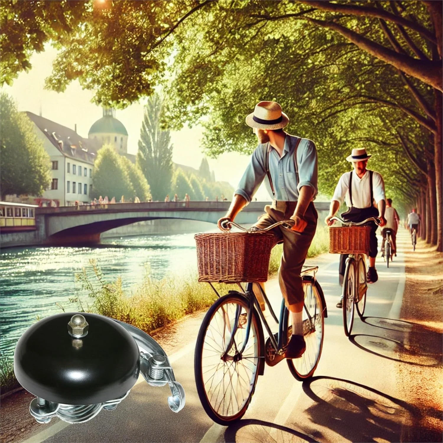 زنگ دوچرخه سایکلینگ کالرز، طرح کلاسیک قدیمی، فلزی مشکی رنگ، مناسب دوچرخه های کورسی و کوهستان، زنگ دستی فرمان، زنگ دوچرخه کلاسیک 57 میلی متر زنگ دوچرخه سایکلینگ کالرز، طرح کلاسیک قدیمی، فلزی مشکی رنگ، مناسب دوچرخه های کورسی و کوهستان، زنگ دستی فرمان، زنگ دوچرخه کلاسیک 57 میلی متر