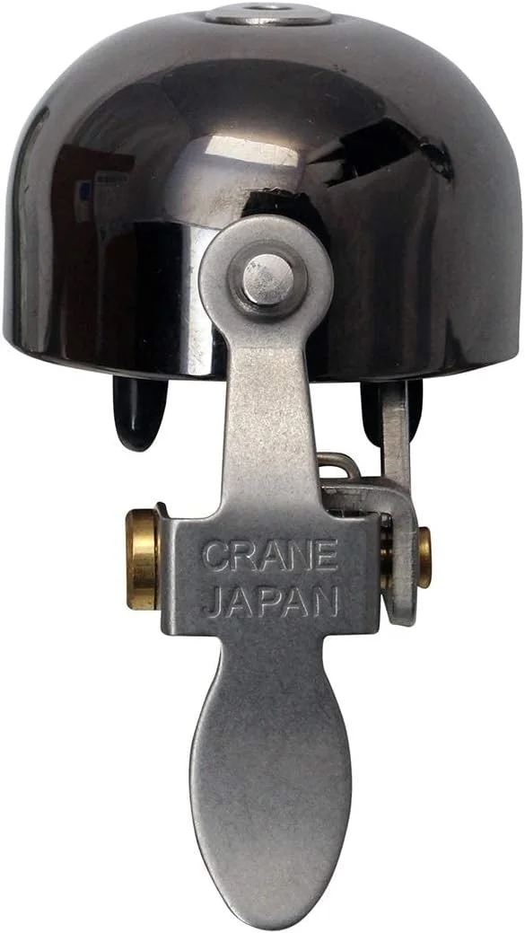زنگ دوچرخه Crane مدل E-Ne، ساخت ژاپن برای دوچرخه‌های جاده‌ای یا کوهستانی، مناسب برای تمام سایزها و انواع فرمان
