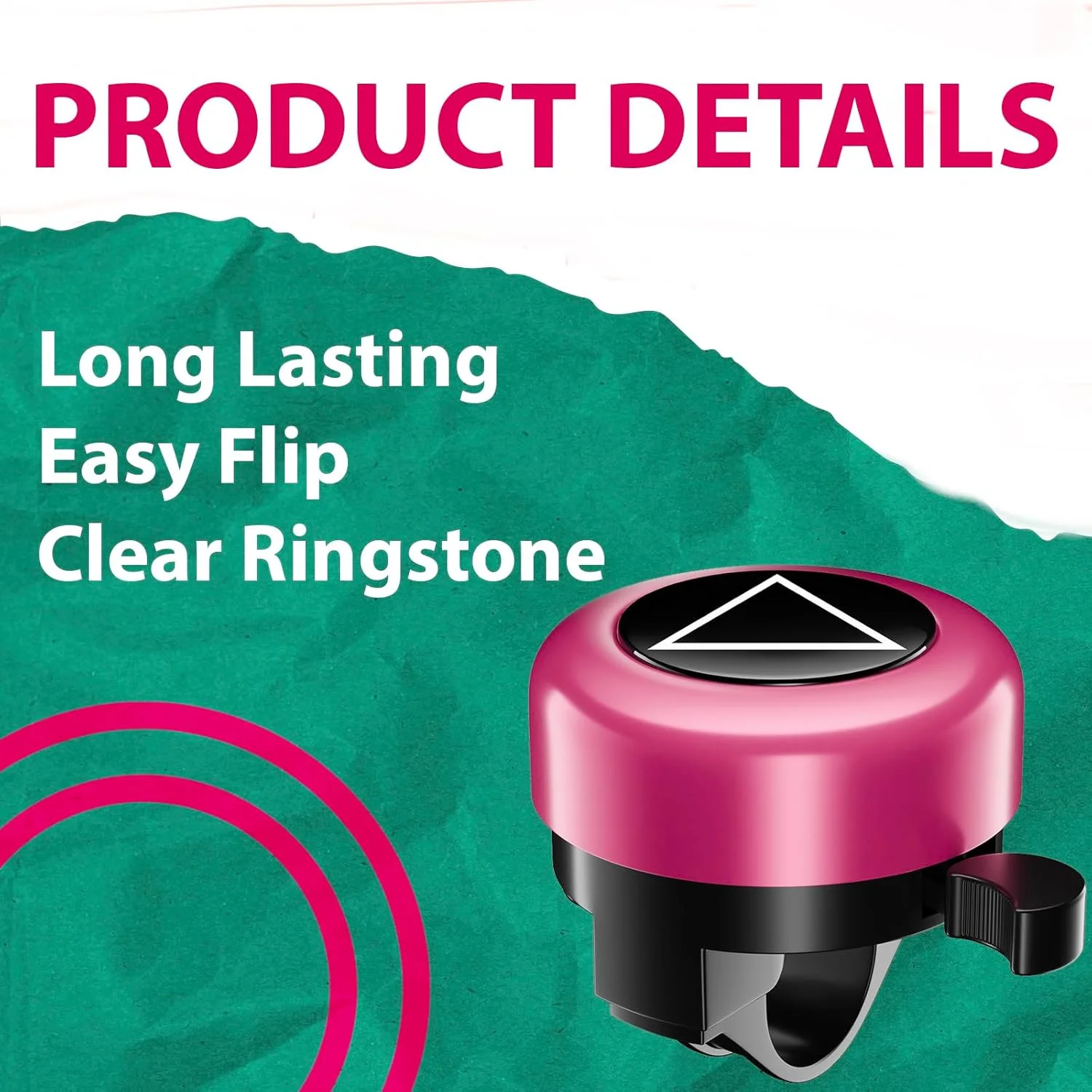 زنگ دوچرخه، زنگ دوچرخه کلاسیک، صدای بلند و واضح برای بزرگسالان و کودکان، دوچرخه جاده، دوچرخه برقی، دوچرخه کروز، لوازم جانبی زنگ دوچرخه کوهستان