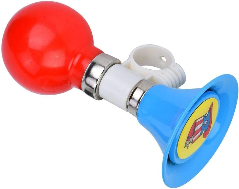 بوق دوچرخه کودکانه Keenso، بوق فلزی + پلاستیکی فرمان دوچرخه 22.2 میلی‌متری، زنگ دوچرخه پسرانه برای دوچرخه‌ها، اسکوترها