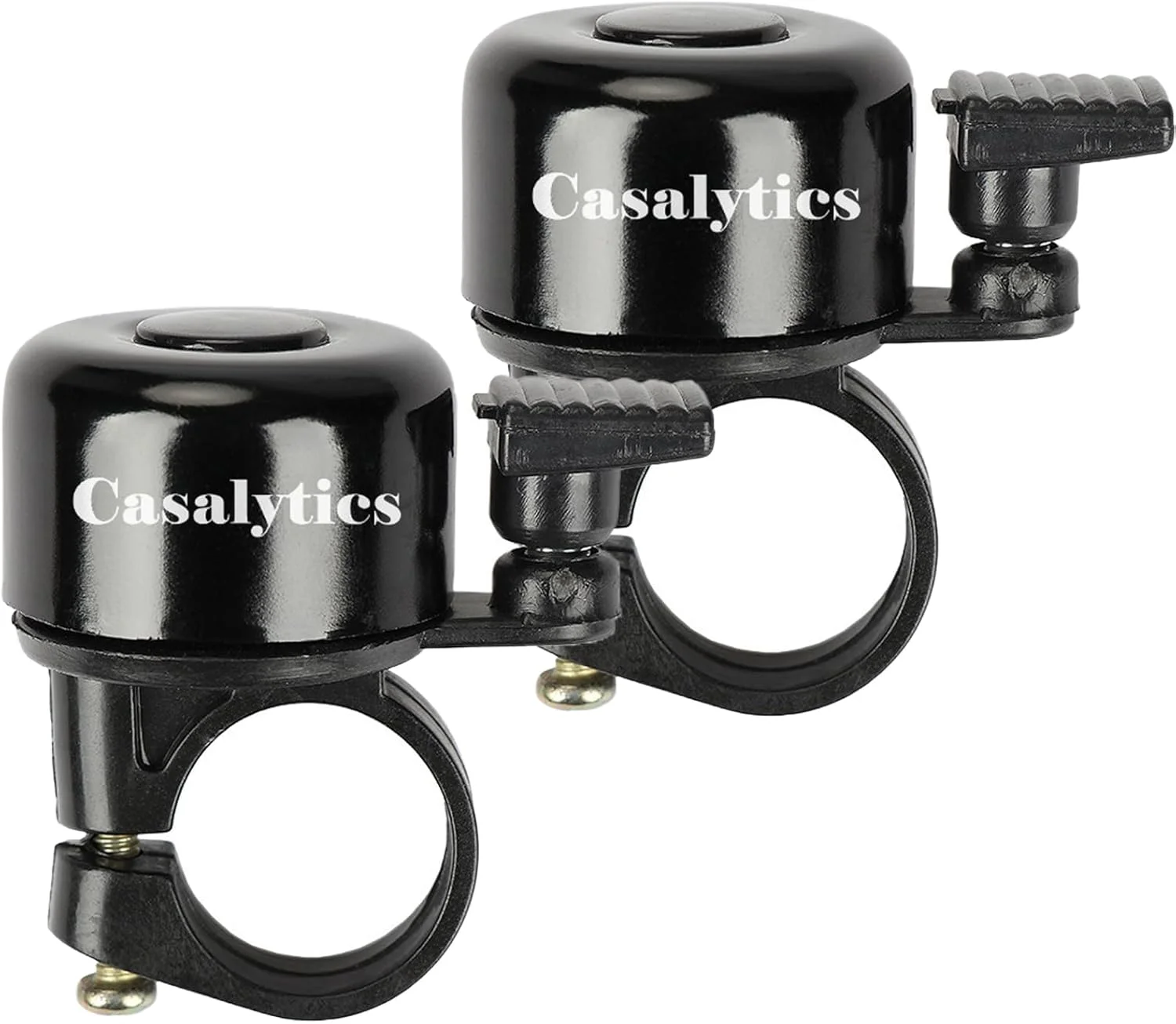 زنگ دوچرخه، 2 عدد زنگ مینی دوچرخه زیبا، زنگ دوچرخه کلاسیک برای بزرگسالان و کودکان، زنگ حلقه ای دوچرخه سواری برای دوچرخه جاده، دوچرخه کوهستان، اسکوتر