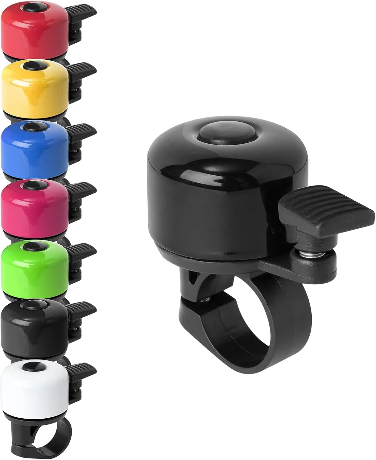 زنگ دوچرخه با صدای بلند و خوش آهنگ، زنگ مینی کلاسیک دوچرخه برای کودکان و بزرگسالان، بوق دوچرخه برای جاده، دوچرخه کوهستانی، اسکوتر، MTB، BMX