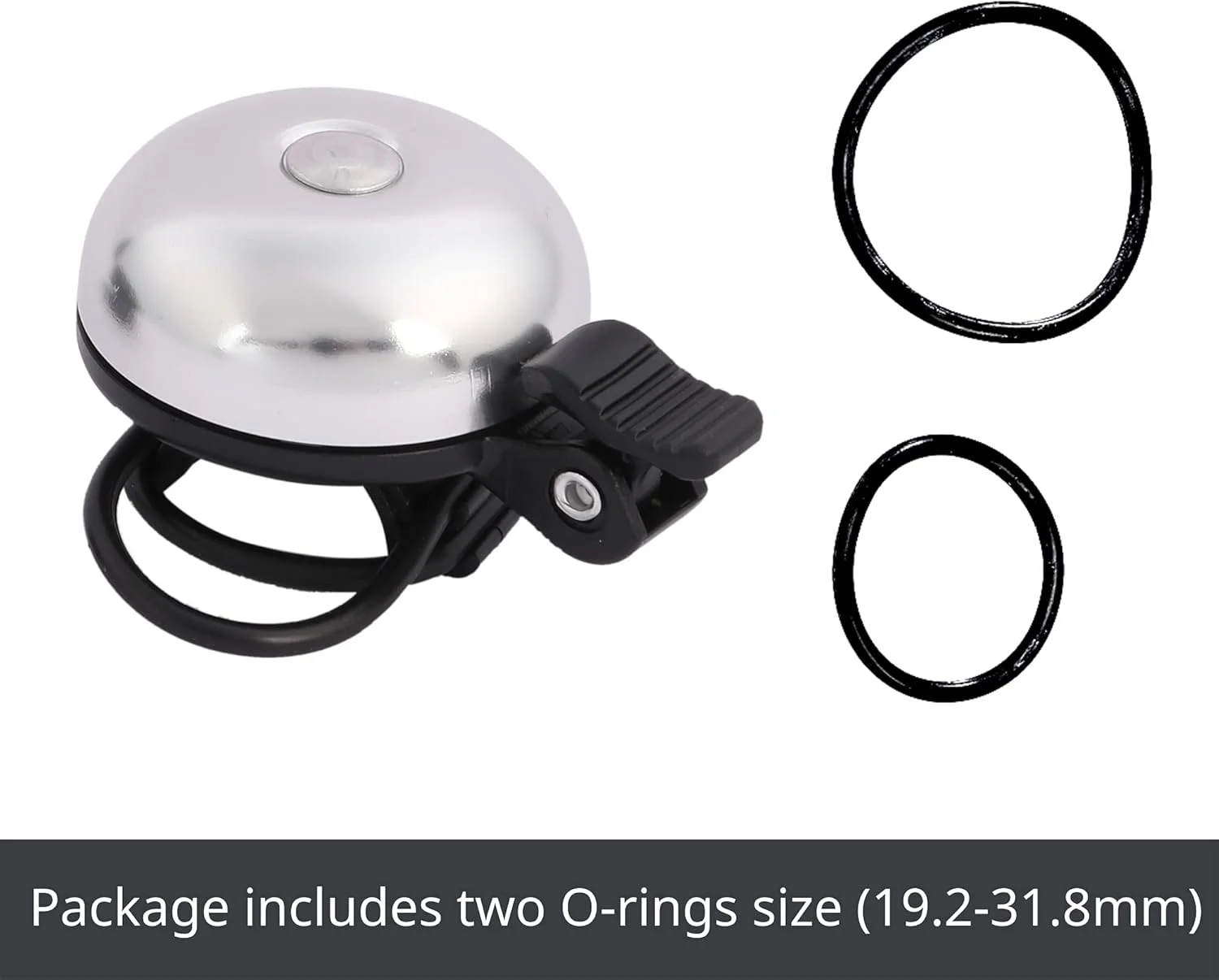 زنگ دوچرخه N+1 برای فرمان - واضح، بلند و رسا (تا 85 دسی بل) زنگ دوچرخه آلیاژ آلومینیوم برای دوچرخه های بزرگسالان و کودکان - ایده آل برای دوچرخه های جاده، کوهستانی یا شهری