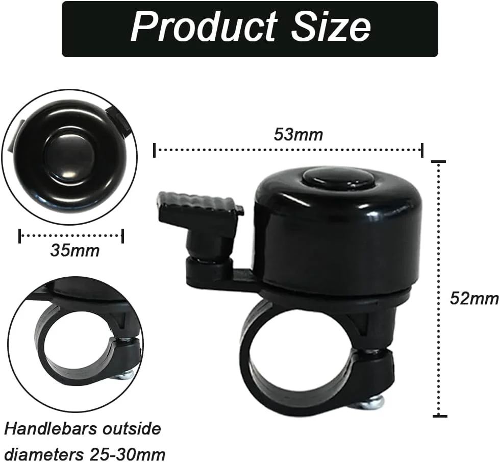 زنگ دوچرخه رام مناسب بزرگسالان، کودکان، دوچرخه های جاده، کوهستان و اسکوتر، دارای صدای رسا