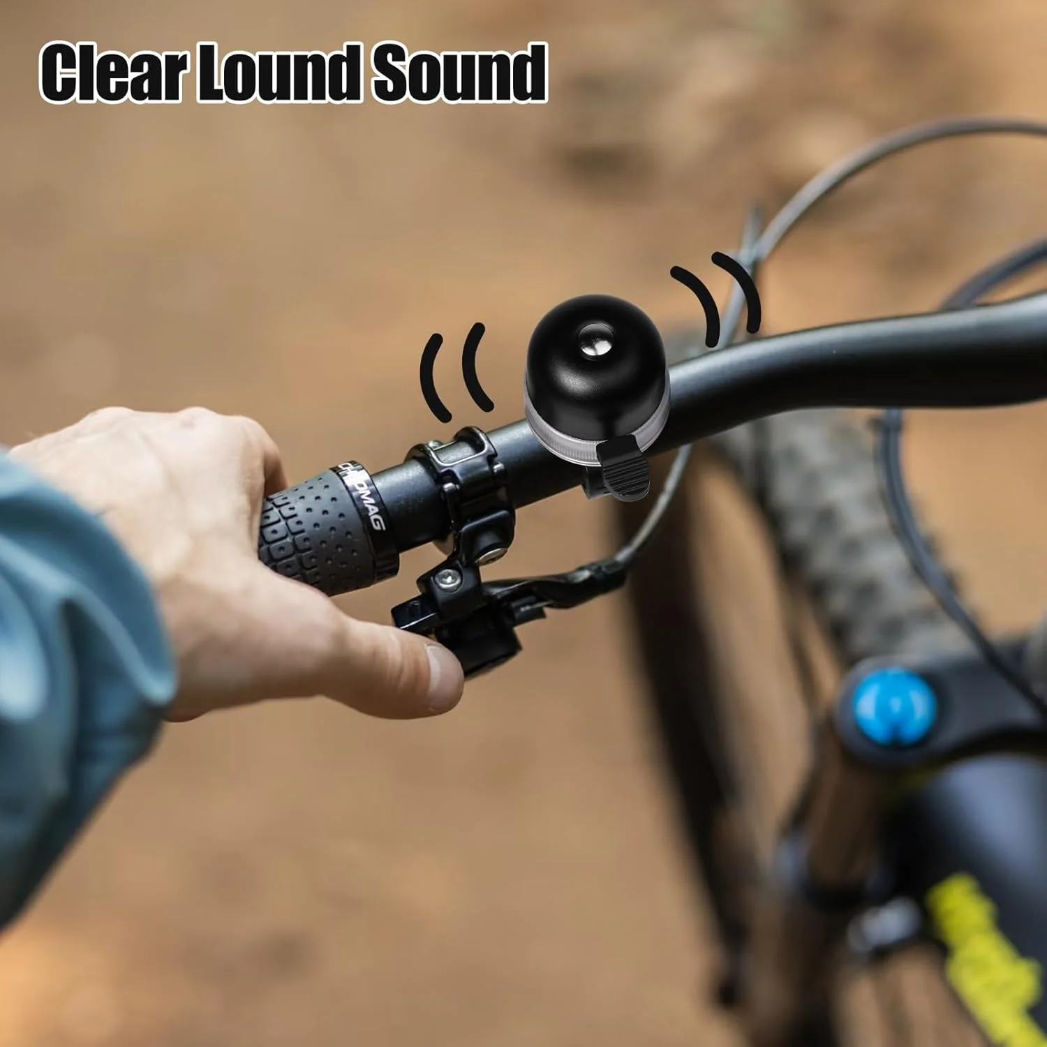 زنگ دوچرخه با صدای بلند و واضح، 3 حالت نور، شارژ نوع C، کمربند لاستیکی قابل تنظیم نصب شده روی فرمان، زنگ اسکوتر برای کودکان و بزرگسالان