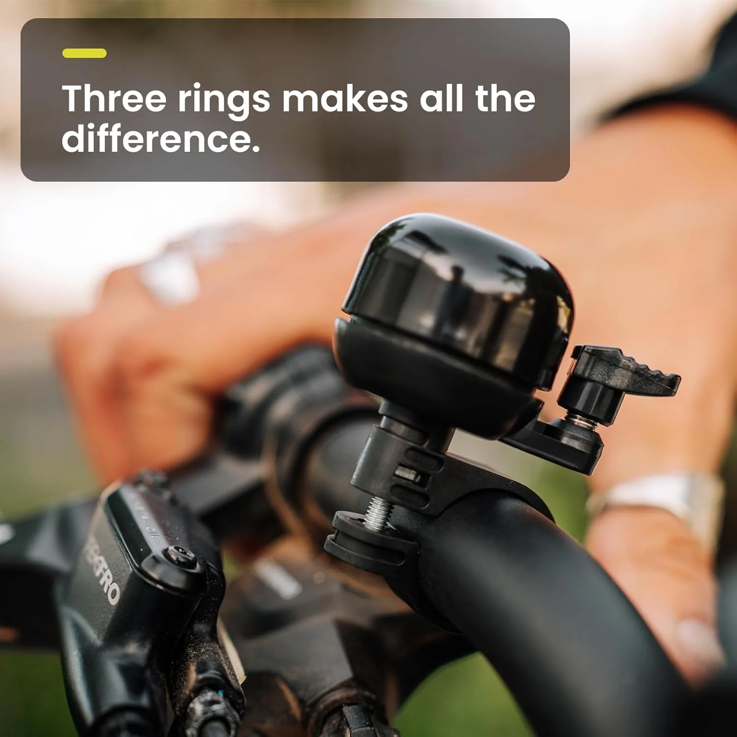 زنگ دوچرخه AVENTON - زنگ دوچرخه برای دوچرخه های بزرگسالان و کودکان، صدای واضح، زنگ کوچک بادوام برای دوچرخه کوهستانی و دوچرخه برقی.