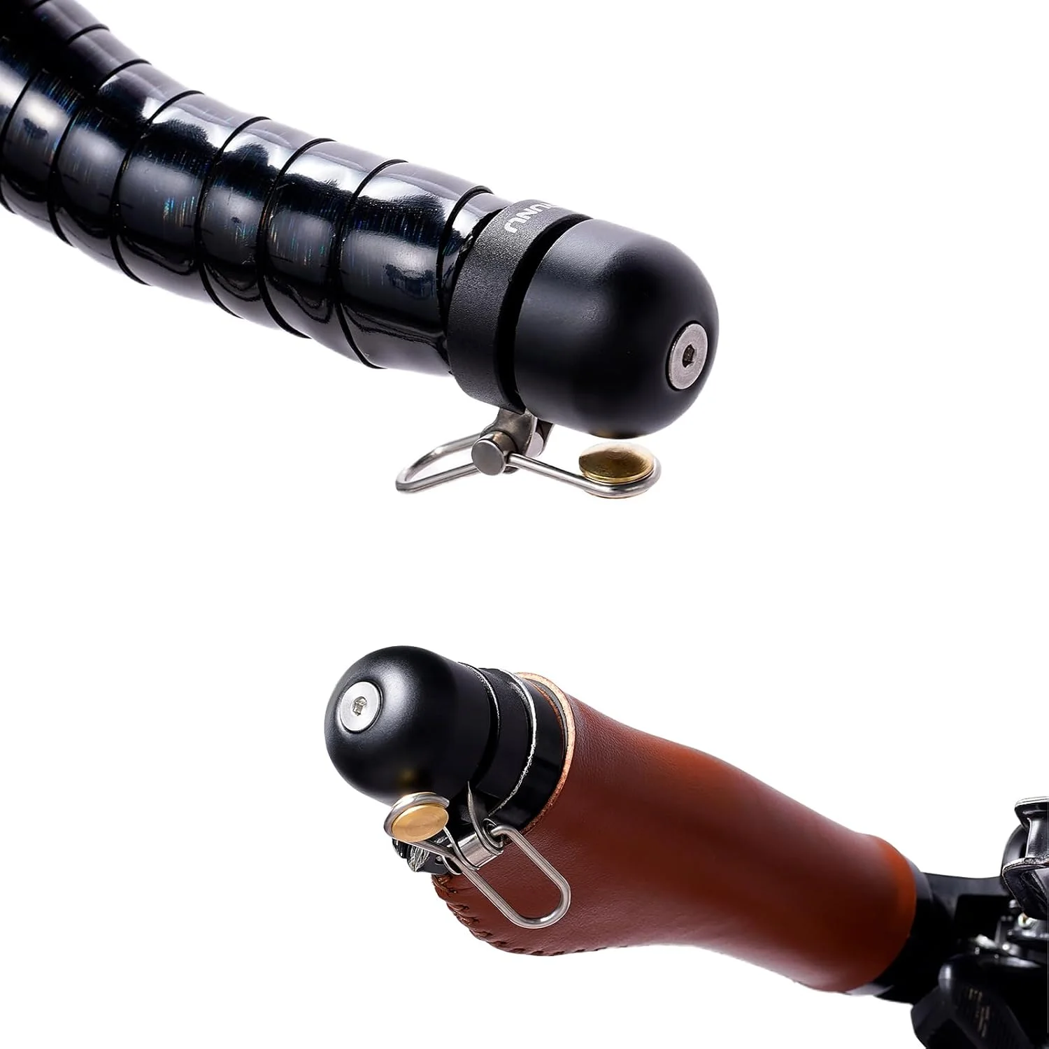 زنگ دوچرخه - زنگ سر دسته آلومینیومی آلیاژی 80dB برای دوچرخه‌های جاده و کوهستان | سازگار با 18-25mm | ضد آب و سبک 65 گرم