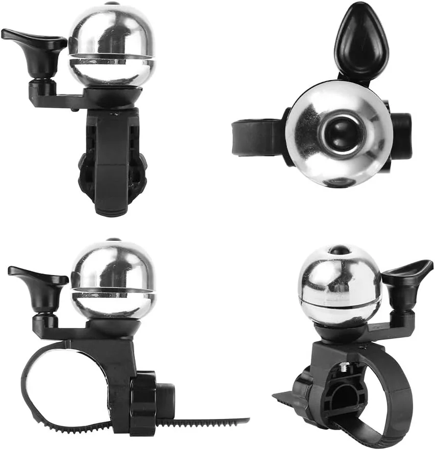 زنگ دوچرخه کلاسیک Accmor، زنگ دوچرخه قابل تنظیم، زنگ دوچرخه جهانی، صدای واضح و رسا برای بزرگسالان و کودکان.