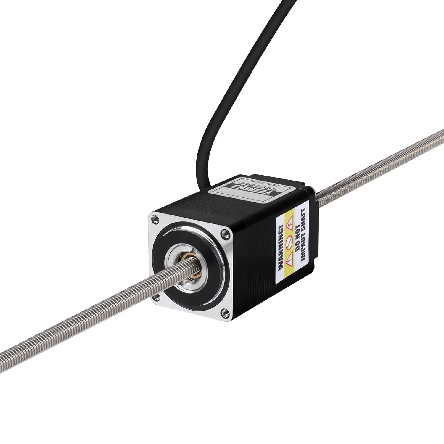 موتور پله‌ای Nema 11 با شفت عبوری TR5x1 300mm، دو فاز، 1.8 درجه، گشتاور بالا 11Ncm (15.58oz·in)، دو قطبی 1.2A، 7.0Ω، 51mm، 28 استپ، به همراه کابل T5 300mm به طول 1 متر برای پرینتر سه بعدی، ربات DIY و CNC