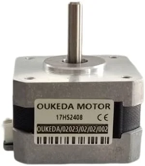 موتور پله ای 17HS2408 با 4 سیم، موتور 42، 42BYGH 0.6A CE ROSH ISO CNC لیزر و پرینتر سه بعدی