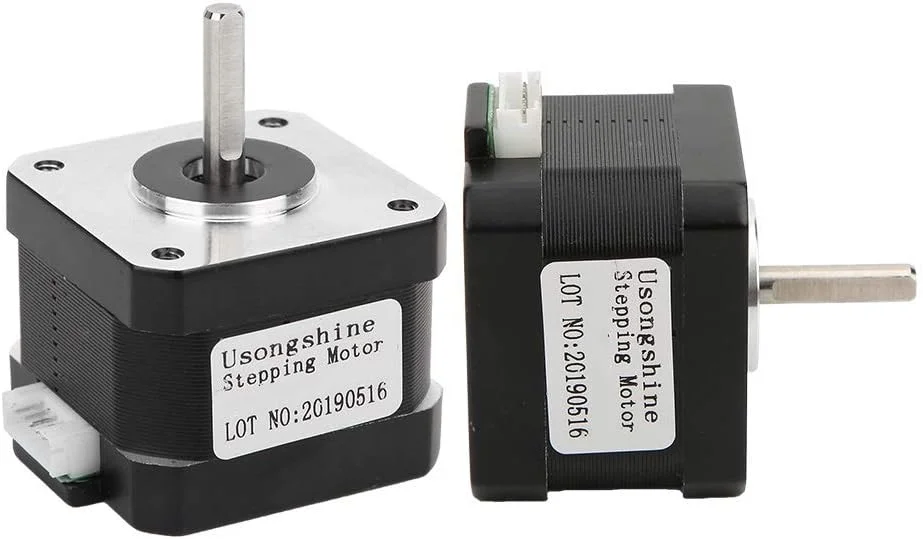 موتور پرینتر، موتور پله ای آلیاژی 17 با 4 سیم برای پرینترها، تجهیزات نظارتی، ماشین آلات نساجی، نورپردازی صحنه