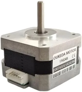 موتور پله ای 17HS2408 با 4 سیم، موتور 42، 42BYGH 0.6A CE ROSH ISO CNC لیزر و پرینتر سه بعدی