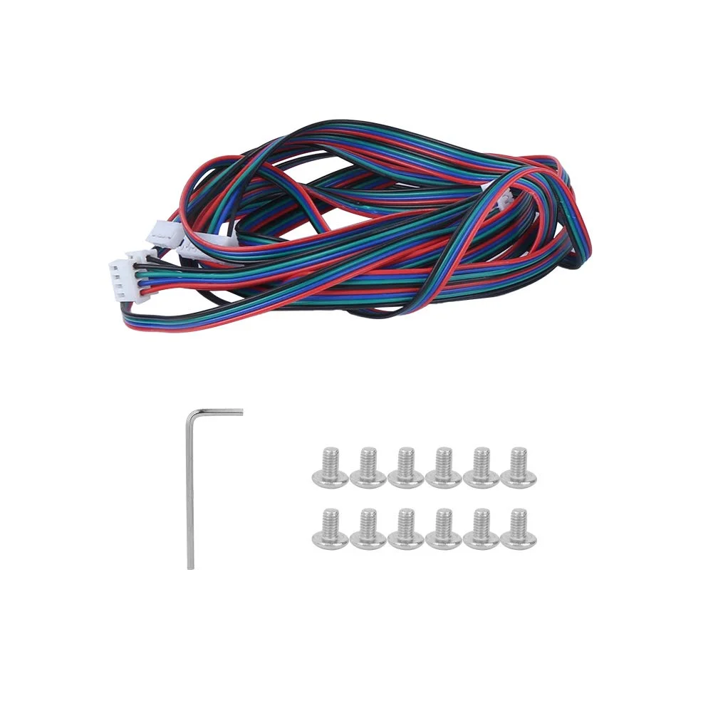 موتور پله ای فولاد ضد زنگ دو قطبی لوازم جانبی پرینتر سه بعدی 40MM 42BYGHW609 12V برای تجهیزات مانیتورینگ چاپ