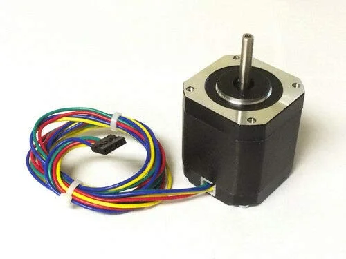 موتور پله ای NEMA17 (KL17H248-15-4A) برای پرینتر سه بعدی، 76 اونس-اینچ، 5 عددی