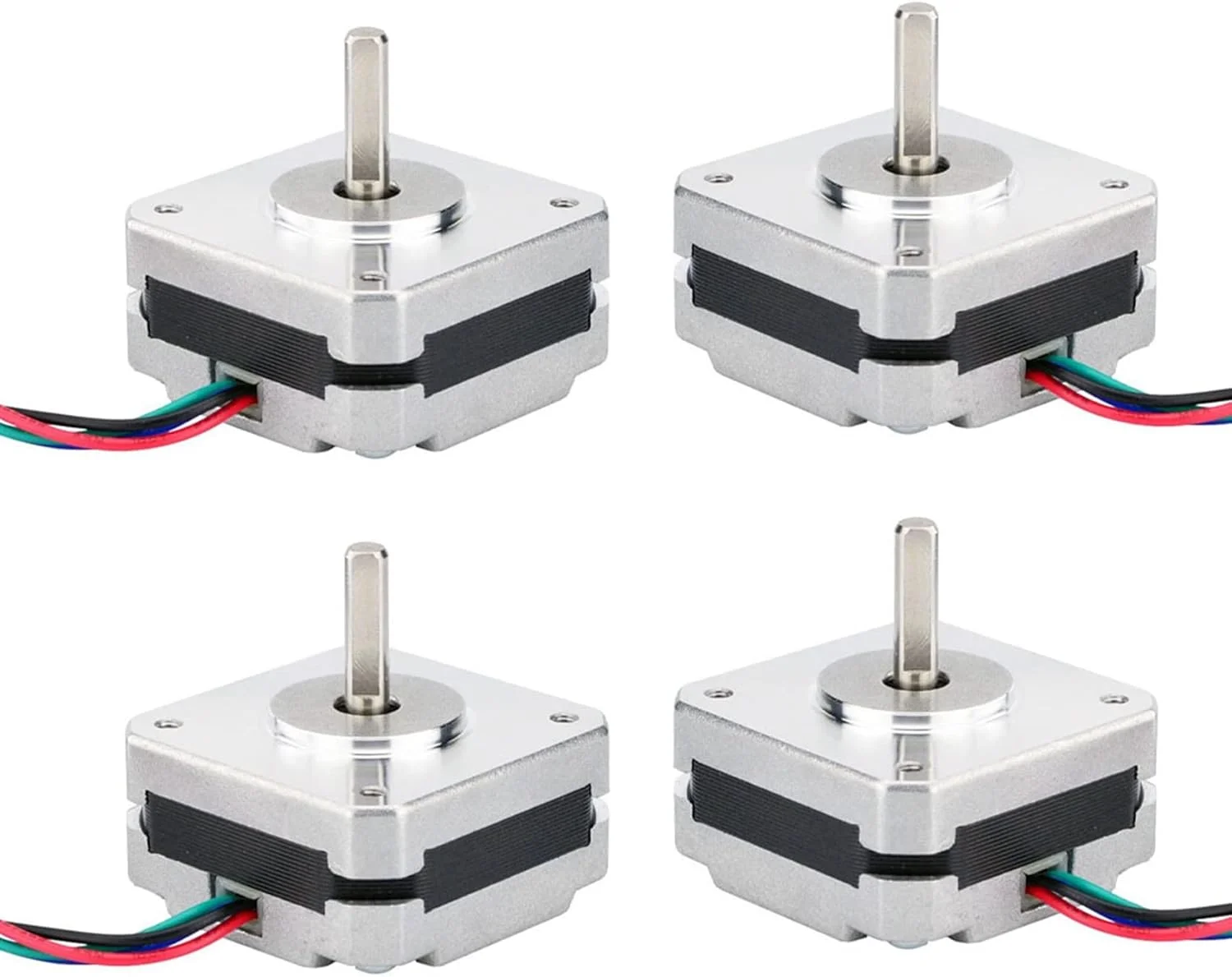 4 عدد موتور پله ای 17Hs08-1004S چهار سیم Nema 17 20mm 1A 13Ncm(18.4Oz.In) 42 برای پرینتر سه بعدی DIY